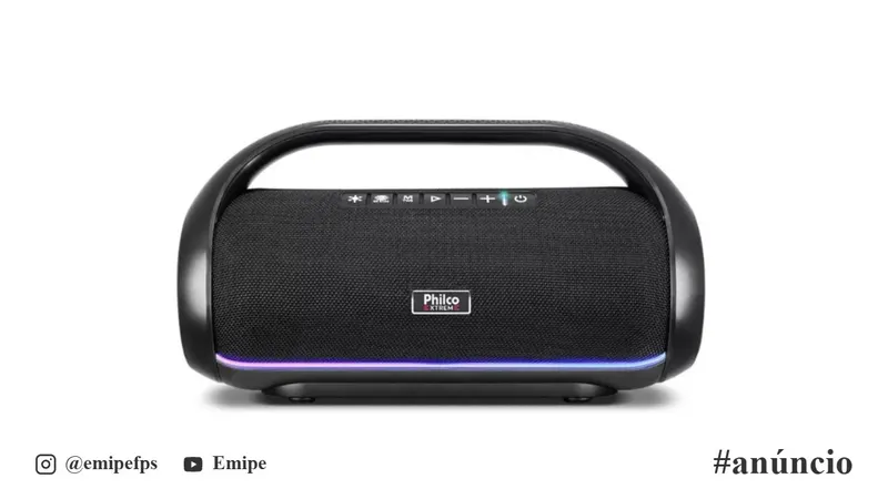 Caixa de Som Speaker Philco Extreme 220W PBS220BT em promoção na Shopee