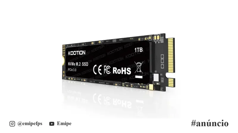 SSD NVMe Kootion 512GB X15 512GB Lite Gen3 PCIe 3.0 M.2 2280 em promoção na AliExpress