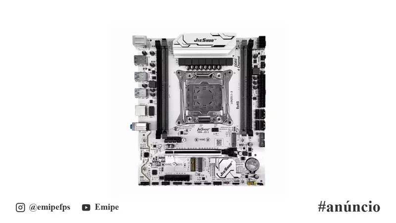 Placa-Mãe JIESHUO X99 JS11 ARGB DDR3, C612, Quad Channel, Secure Boot, TPM 2.0 MSI 14pin em promoção na AliExpress