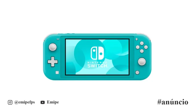 Console Nintendo Switch Lite - Turquesa em promoção na Shopee