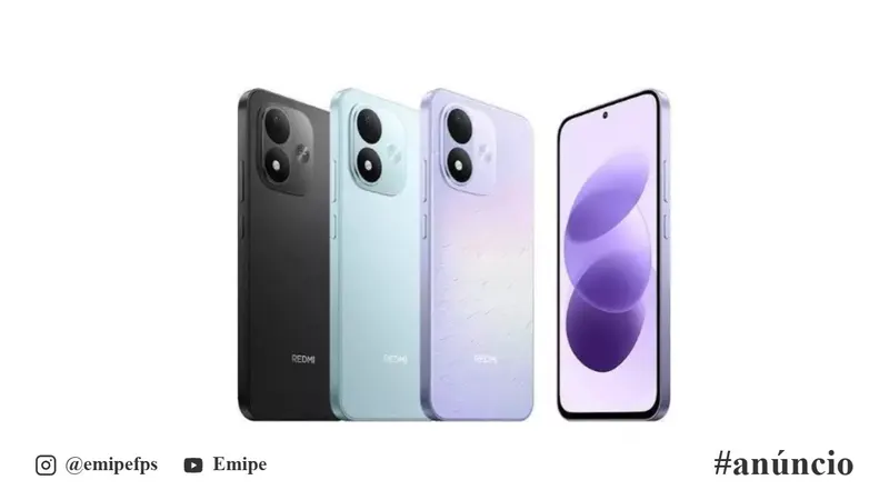 Lançamento Xiaomi Redmi Note 17 AMOLED 120Hz Processador Snapdragon 6s Gen 2 7700mAh em promoção na Shopee