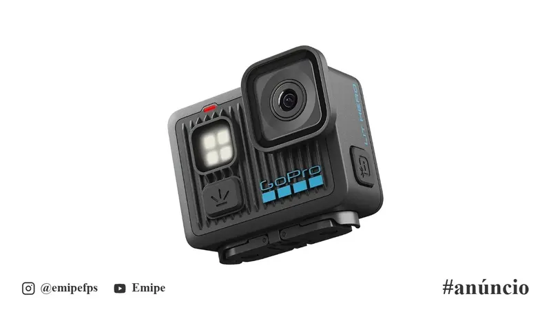 GoPro LIT HERO Câmera de Ação Compacta à Prova d'água com Luz Integrada, Vídeo 4K60 Ultra HD, Foto de 12 MP, Tela Sensível ao toque, Estabilização HyperSmooth em promoção na Mercado Livre