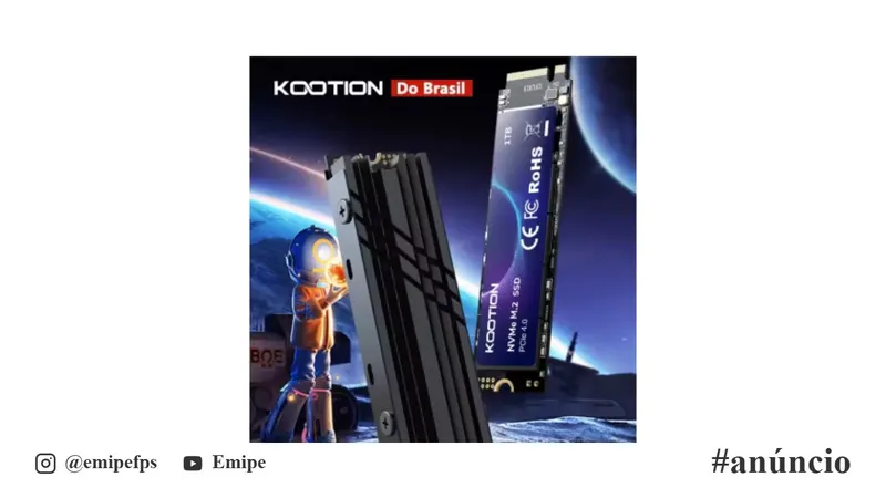 SSD NVMe M.2 1TB 7400 / 7200 MB/s PCIe 4.0 x4 2280 PS5 Laptop em promoção na AliExpress