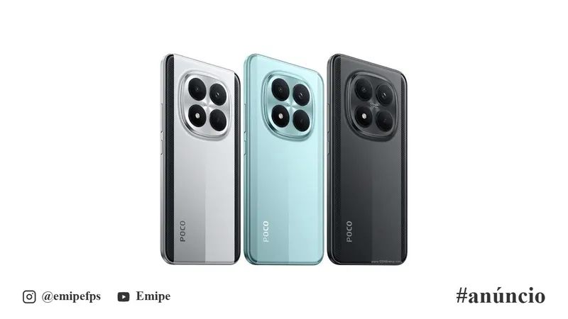 Celular Xiaomi Poco M8 5G, 512GB, 8GB RAM, com NFC, Versão Global em promoção na Shopee