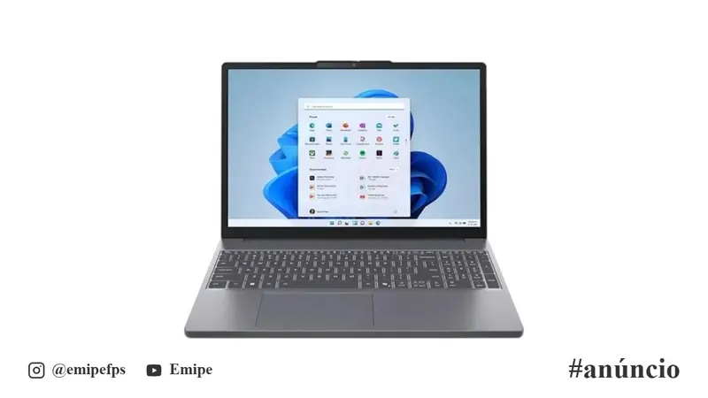 Notebook Lenovo IdeaPad Slim 3 Ryzen 7 8840HS, 15,3", WUXGA, AMD Radeon 780M, SSD 512GB, 8GB DDR5-5600, Linux, 83TYS00500 em promoção na Mercado Livre