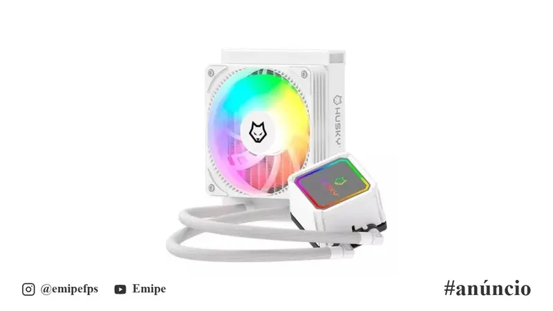 Water Cooler Husky Freezy ARGB 120mm AMD/Intel, Branco em promoção na Shopee