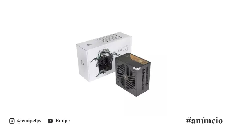 Fonte Duex Pulse Pro, 850W, Cybenetics Gold, TecLab, PFC Ativo, ATX 3.1, PCIe 5.0, Full Modular, Preto em promoção na Shopee