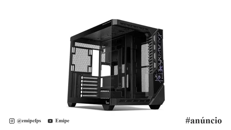 Gabinete Gamer Mancer Hemlok, Mid-Tower, Lateral de Vidro, Preto, MCR-HEMLOK-BK em promoção na Shopee