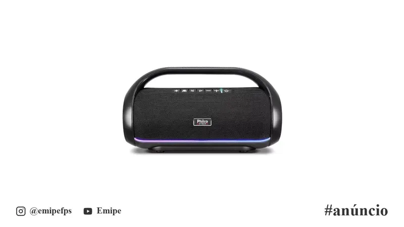 Caixa de Som Speaker Philco Extreme 220W PBS220BT em promoção na Shopee