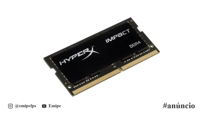 Memória RAM Impact DDR4 Preto 16GB HyperX HX426S15IB2/16 em promoção na Shopee