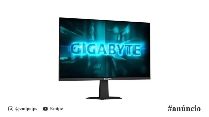 Monitor Gigabyte GS24F14 23.8" Full HD IPS 144Hz 1ms em promoção na Shopee