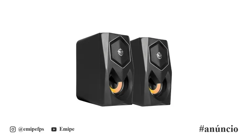Caixas de Som para PC TGT Sentry, Rainbow, 2x3W RMS, Preto em promoção na Shopee