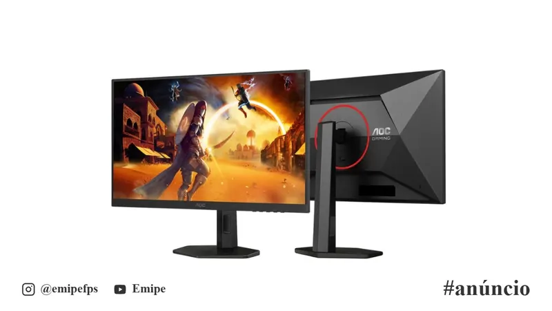 Monitor Gamer AOC 27" 180Hz 0,5ms IPS Ajuste de Altura 27G4/P em promoção na Shopee