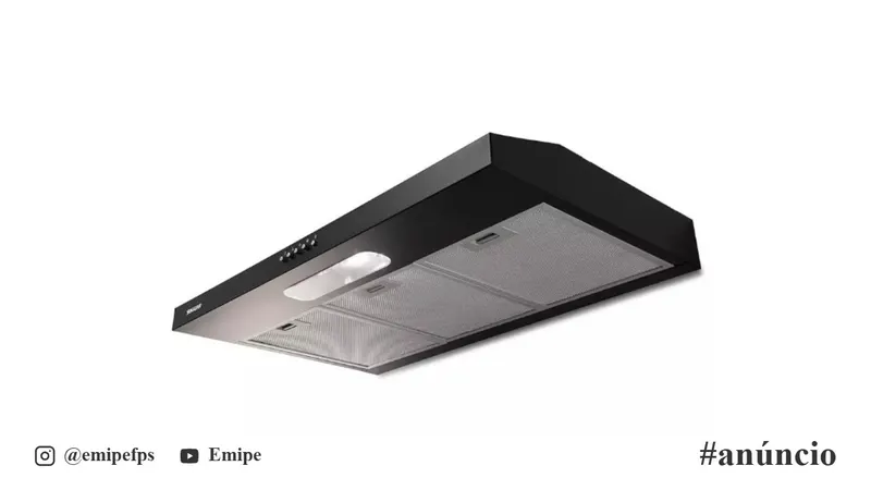 Depurador de Ar Slim Suggar 80cm Preto 127V - DPS181PT em promoção na Shopee