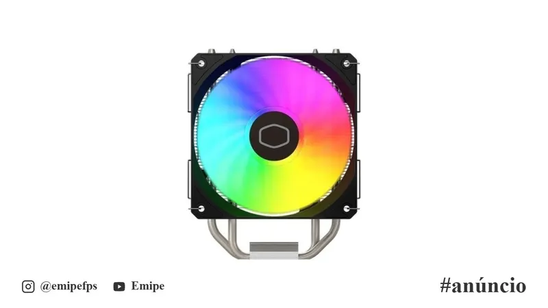 Air Cooler Cooler Master Hyper 212 Spectrum V3, ARGB, Intel e AMD, 120mm, Preto em promoção na Shopee